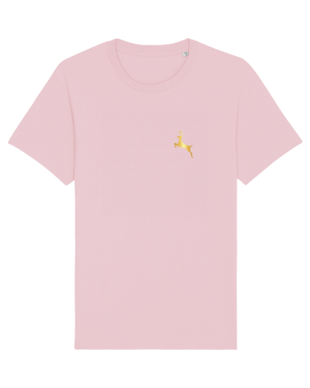 Gold Deer Cotton Pink