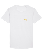 Gold Deer Tricou mânecă scurtă guler larg Bărbat Skater