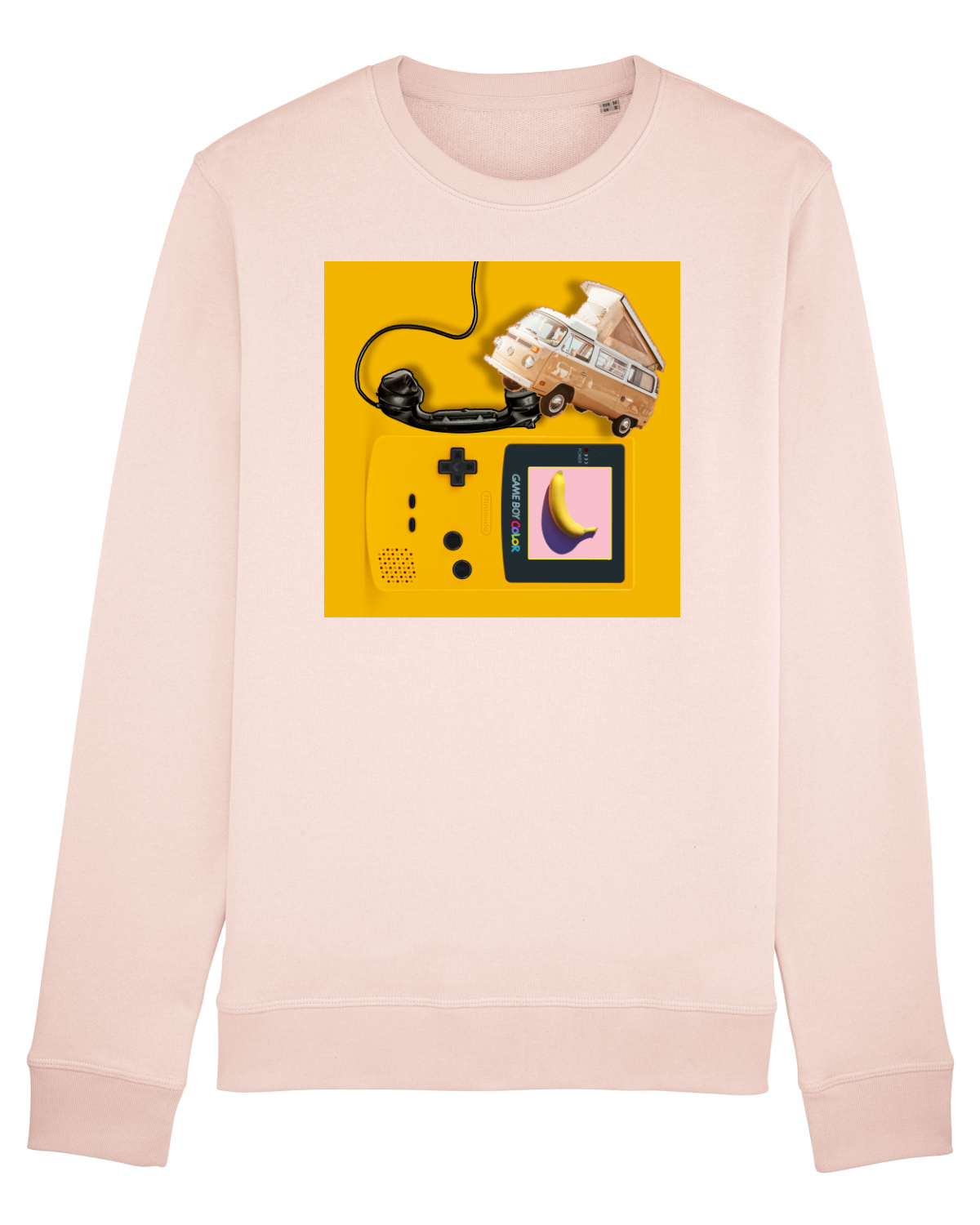 Bluză mânecă lungă Unisex Rise Candy Pink