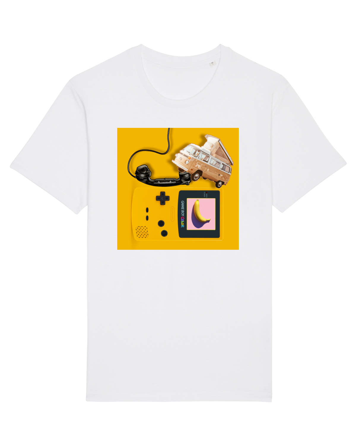 Tricou mânecă scurtă Unisex Rocker White
