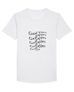 Good vibes Tricou mânecă scurtă guler larg Bărbat Skater