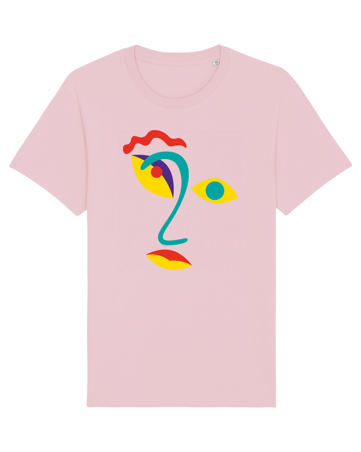 Tricou mânecă scurtă Unisex Rocker Cotton Pink