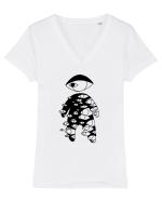 Goana ochilor Tricou mânecă scurtă guler V Damă Evoker