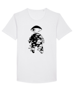 Goana ochilor Tricou mânecă scurtă guler larg Bărbat Skater