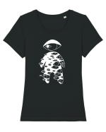 Goana ochilor Tricou mânecă scurtă guler larg fitted Damă Expresser