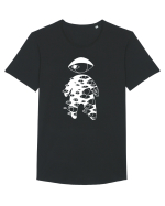 Goana ochilor Tricou mânecă scurtă guler larg Bărbat Skater