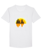 Chemarea naturii Tricou mânecă scurtă guler larg Bărbat Skater