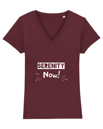 White Serenity Burgundy