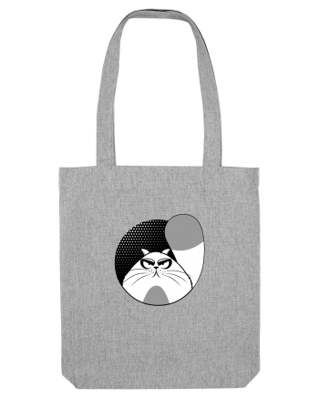 Fluffy CAT Heather Grey