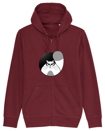 Fluffy CAT Burgundy