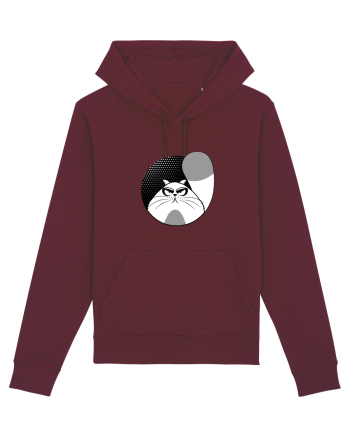 Fluffy CAT Burgundy