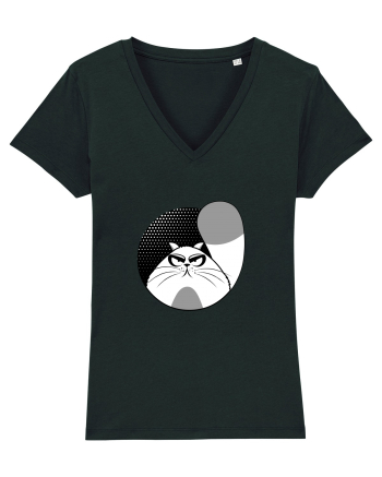 Fluffy CAT Black