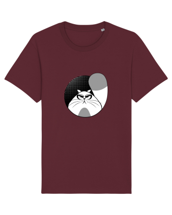 Fluffy CAT Burgundy