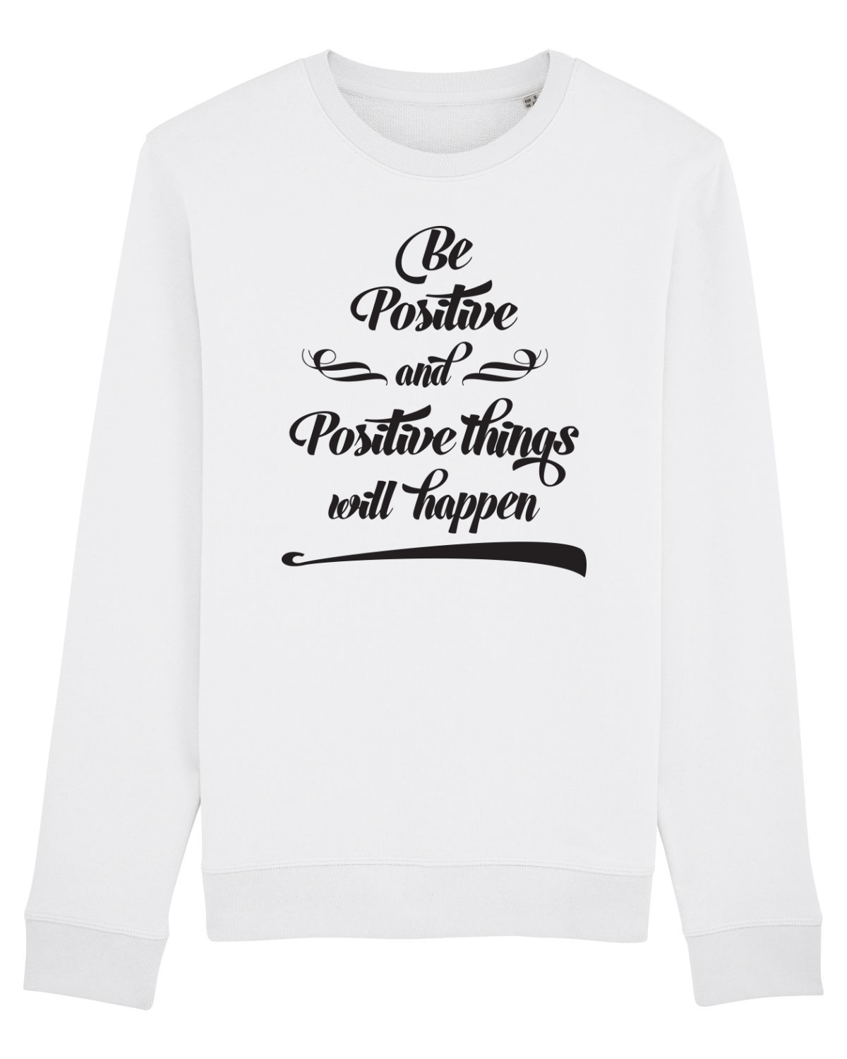 Bluză mânecă lungă Unisex Rise White