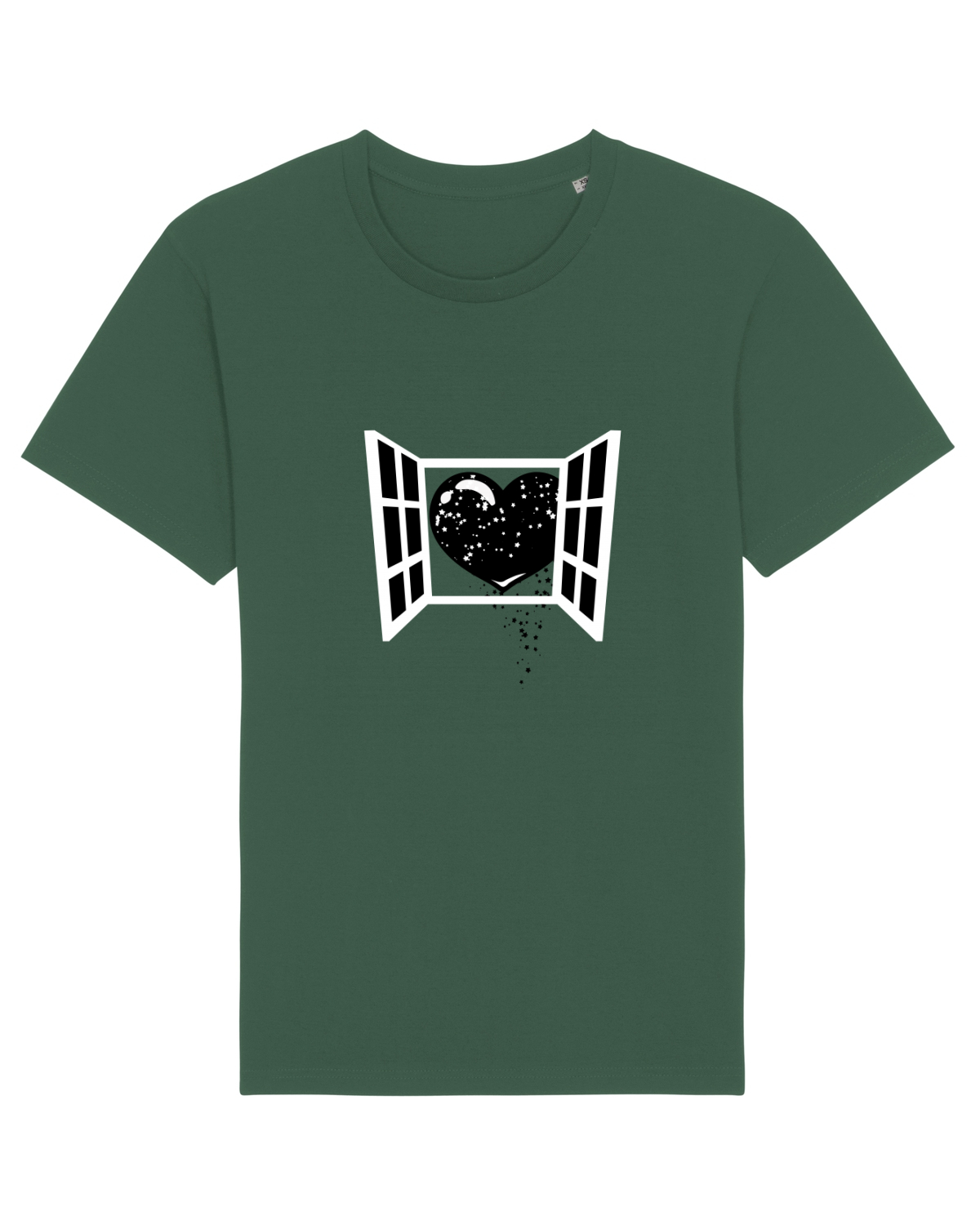 Tricou mânecă scurtă Unisex Rocker Bottle Green
