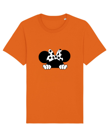 Minnie cu buline Bright Orange
