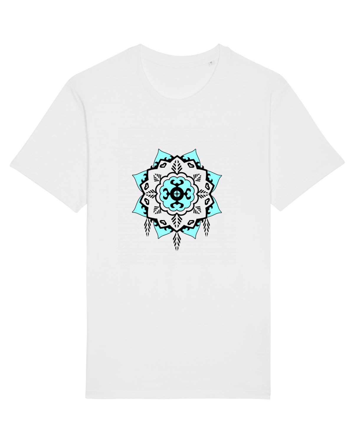 Tricou mânecă scurtă Unisex Rocker White