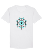 Mandala Tricou mânecă scurtă guler larg Bărbat Skater