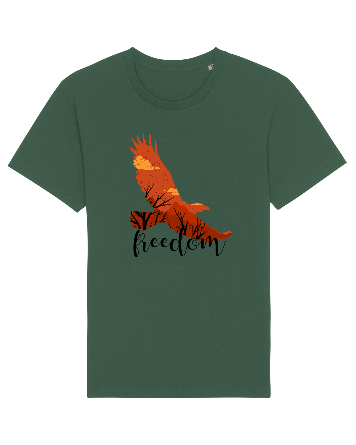 Tricou mânecă scurtă Unisex Rocker Bottle Green