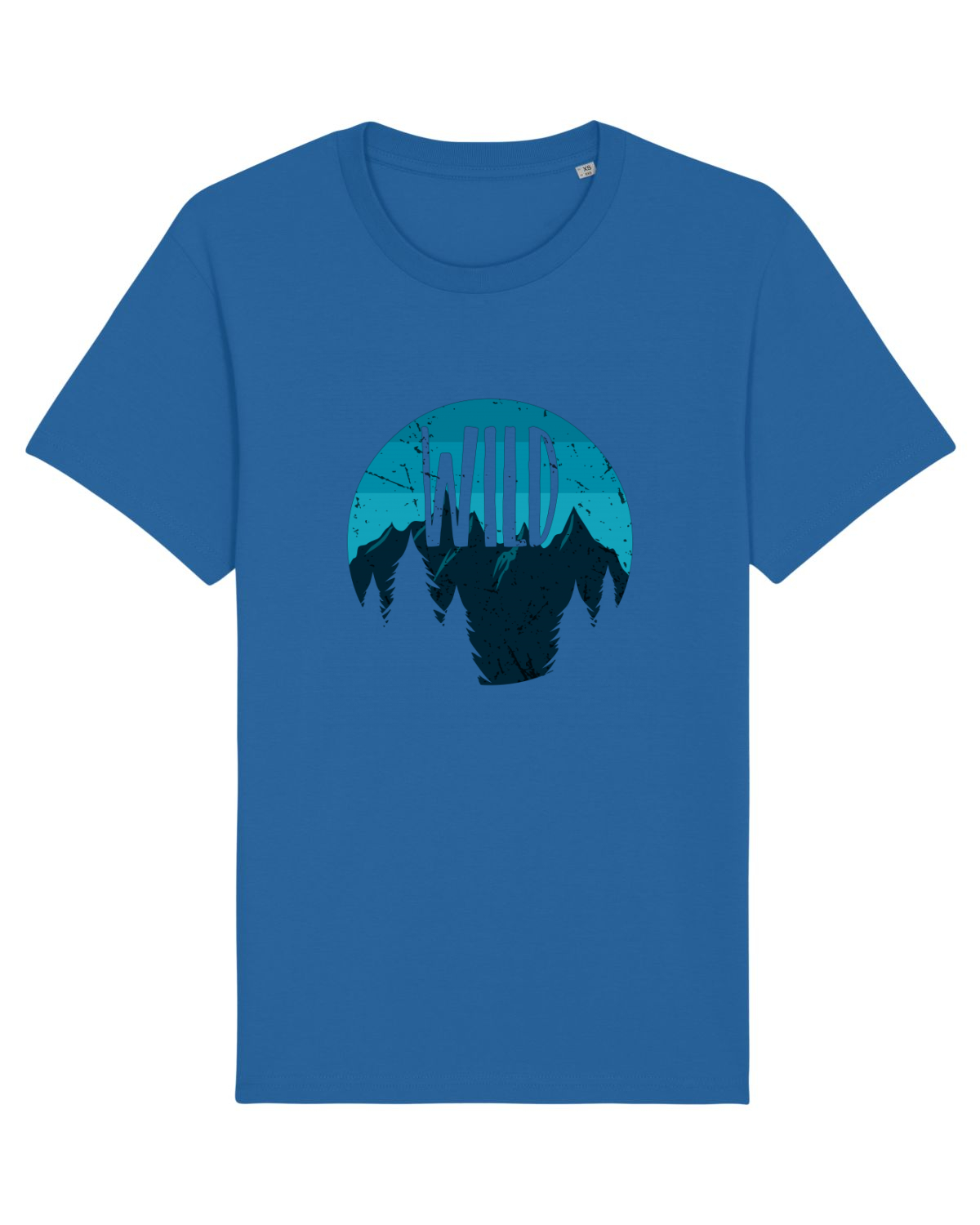 Tricou mânecă scurtă Unisex Rocker Royal Blue