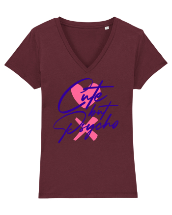Cute but Psycho Burgundy