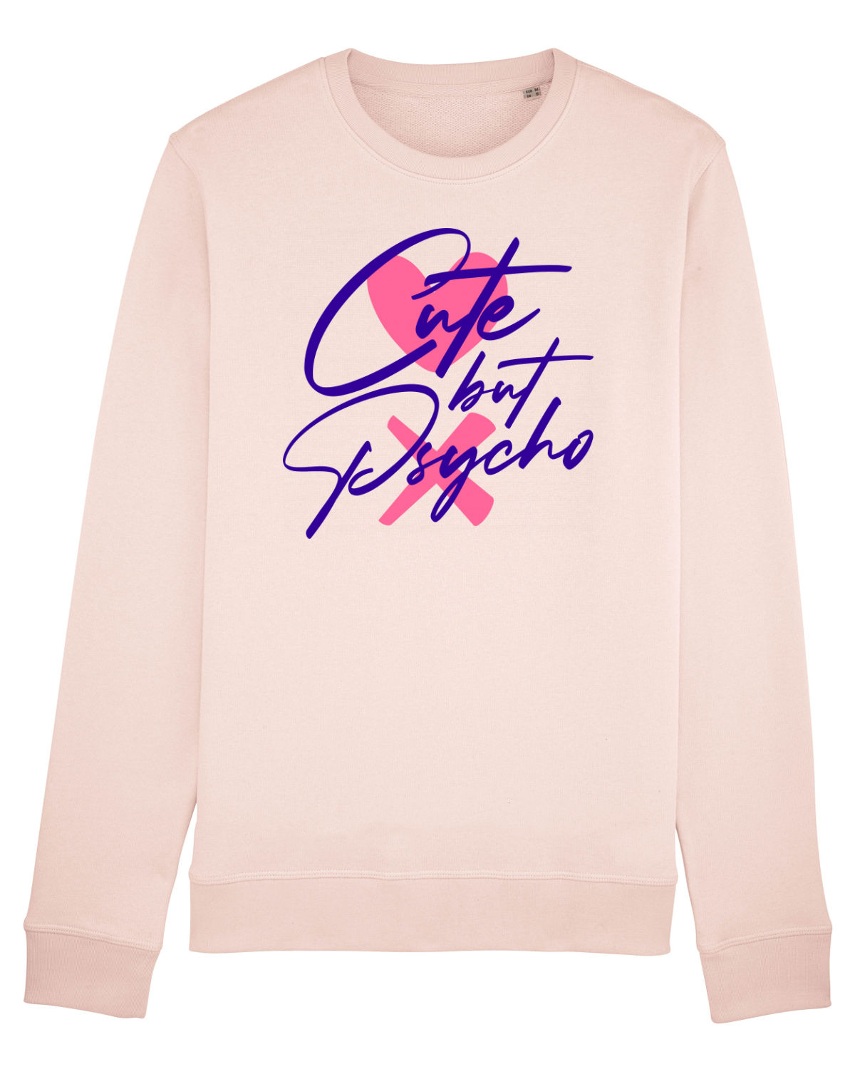 Bluză mânecă lungă Unisex Rise Candy Pink