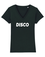 DISCO Tricou mânecă scurtă guler V Damă Evoker