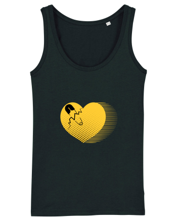 Yellow Heart Black