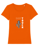 Touch Tricou mânecă scurtă guler larg fitted Damă Expresser