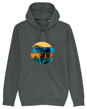 Frunze taiate Anthracite
