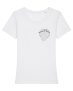 The world is ours Tricou mânecă scurtă guler larg fitted Damă Expresser