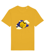 Cloudy Moon Tricou mânecă scurtă Unisex Rocker