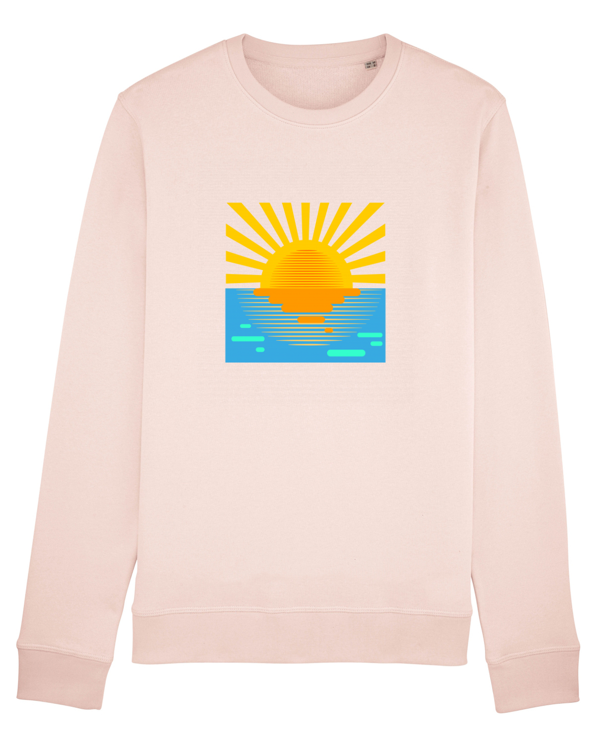 Bluză mânecă lungă Unisex Rise Candy Pink