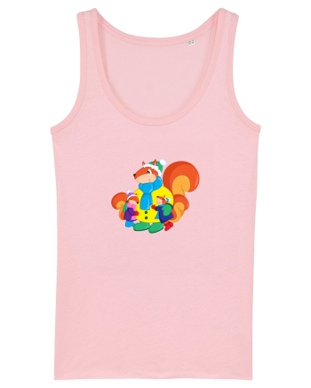 Mămica veveriță Cotton Pink