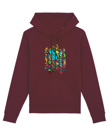 Butterfly Paint Burgundy