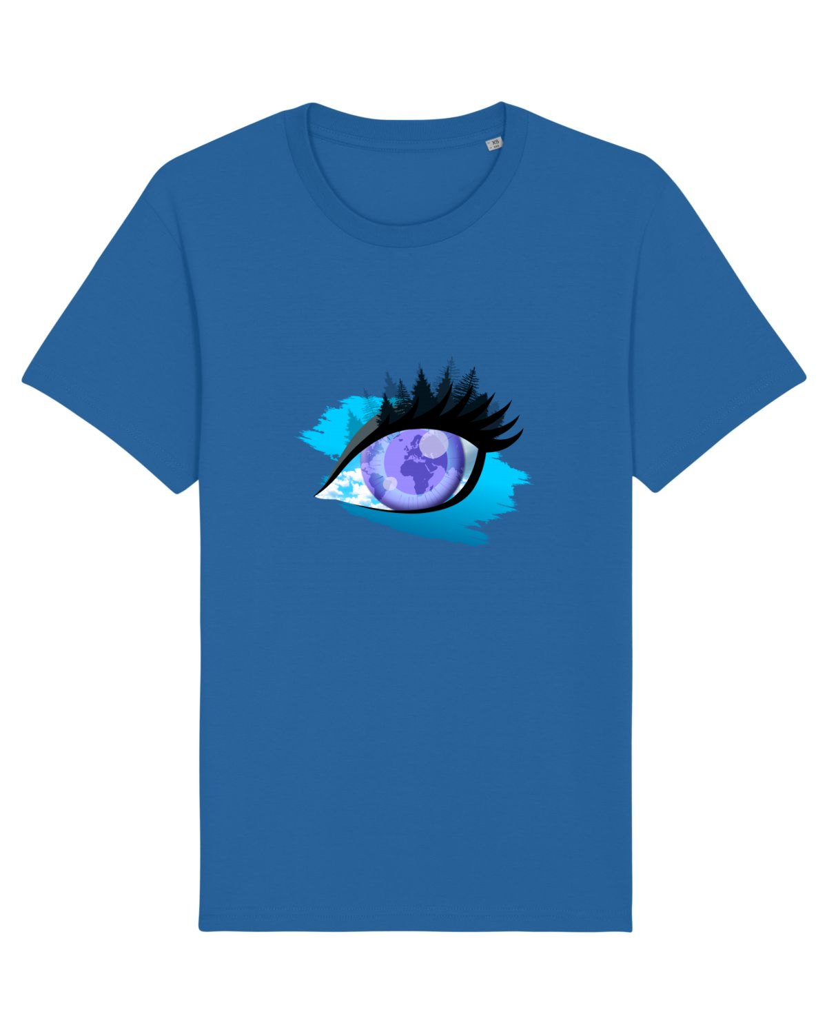 Tricou mânecă scurtă Unisex Rocker Royal Blue