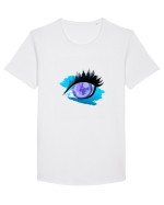 Ochiul mistic Tricou mânecă scurtă guler larg Bărbat Skater