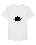 Curios Tricou mânecă scurtă guler larg Bărbat Skater