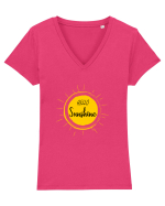'Neata Soare Tricou mânecă scurtă guler V Damă Evoker