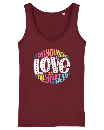 All You Need Is Love Burgundy