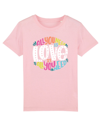 All You Need Is Love Cotton Pink