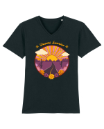 Desert Sunrise Tricou mânecă scurtă guler V Bărbat Presenter
