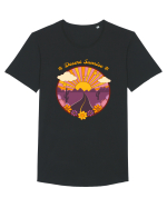 Desert Sunrise Tricou mânecă scurtă guler larg Bărbat Skater