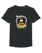 Cafea Tricou mânecă scurtă guler larg Bărbat Skater