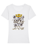 Tales of the Lioness Tricou mânecă scurtă guler larg fitted Damă Expresser