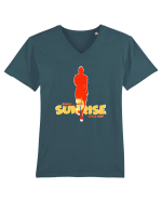 Every Sunrise It's a Gift Tricou mânecă scurtă guler V Bărbat Presenter