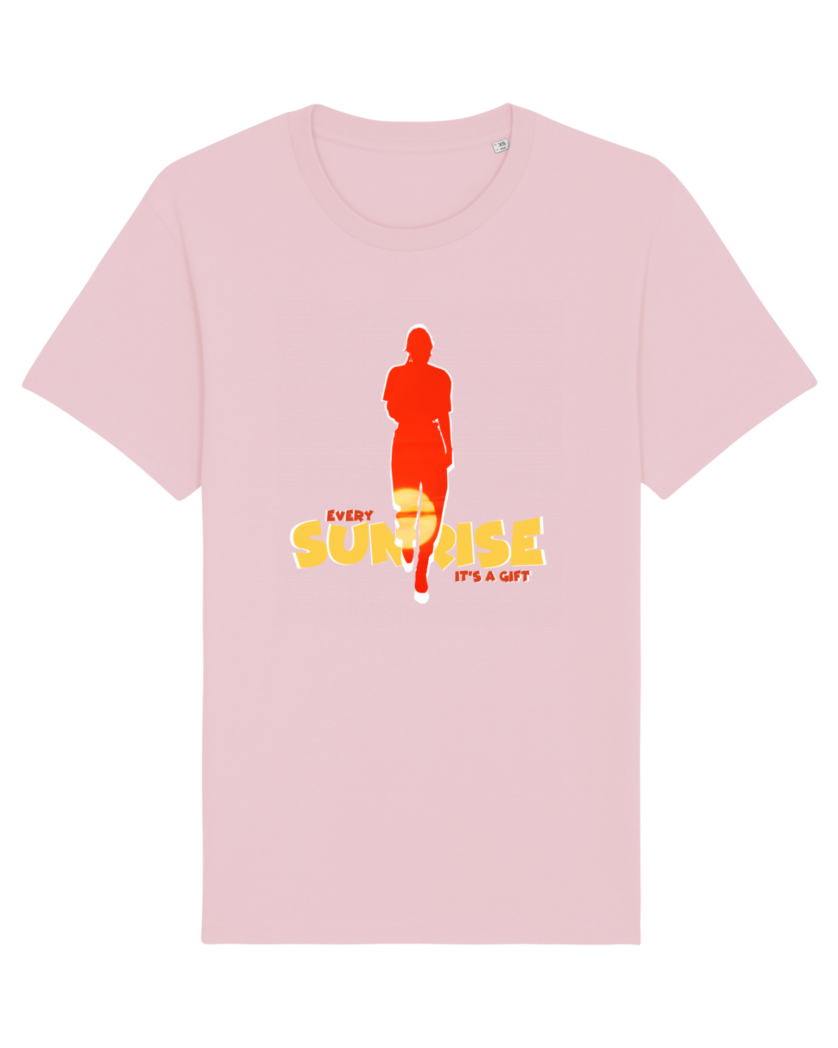 Tricou mânecă scurtă Unisex Rocker Cotton Pink