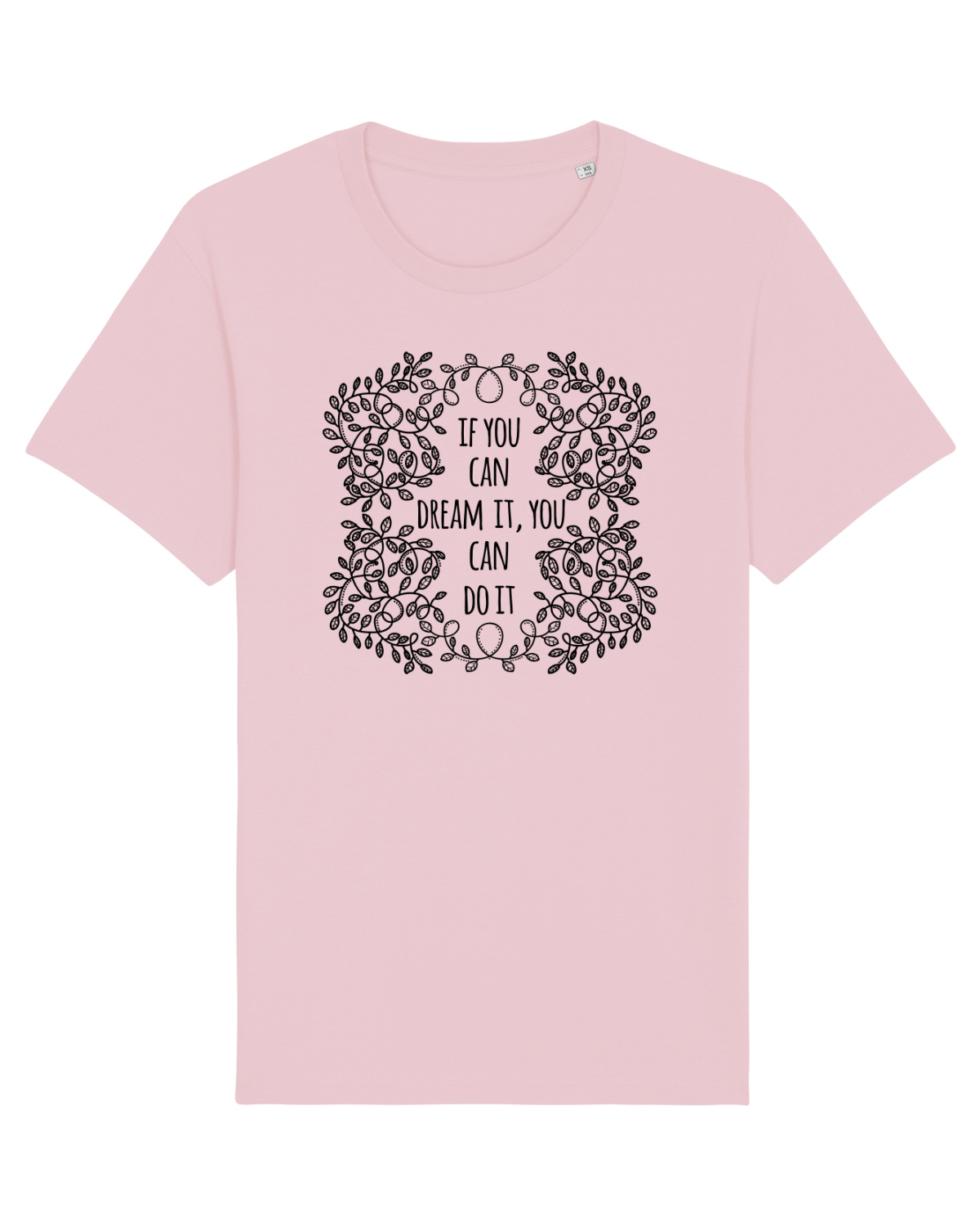 Tricou mânecă scurtă Unisex Rocker Cotton Pink