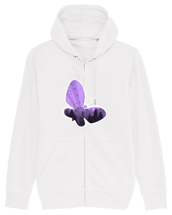 Fluture mov White