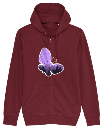 Fluture mov Burgundy
